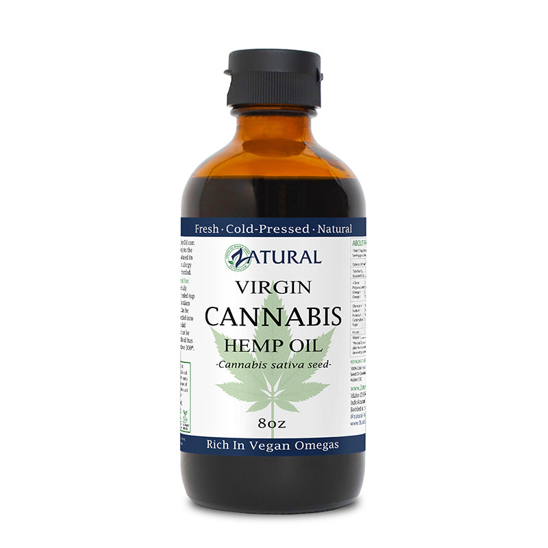 Zatural Cannabis Hemp Seed Oil 8oz