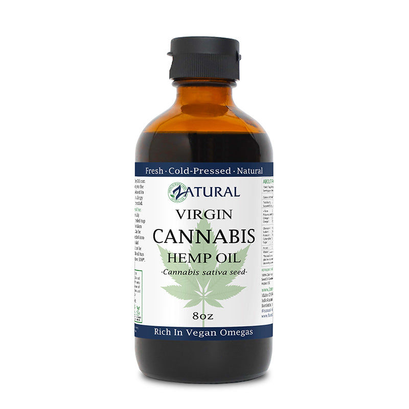 Zatural Cannabis Hemp Seed Oil 8oz