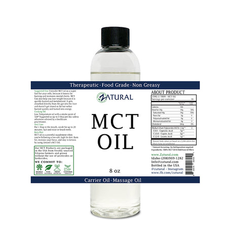 Zatural 8oz MCT oil