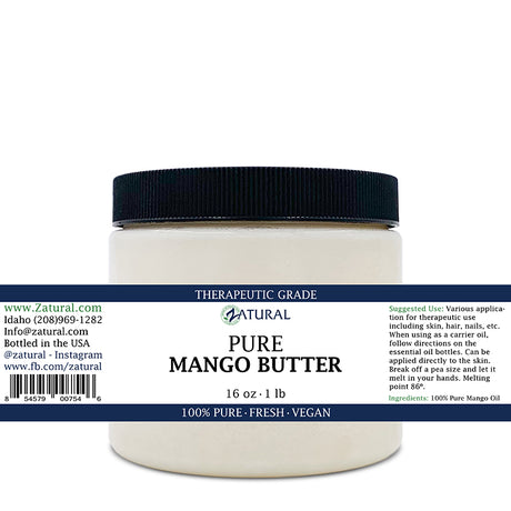 Mango Butter 16oz label