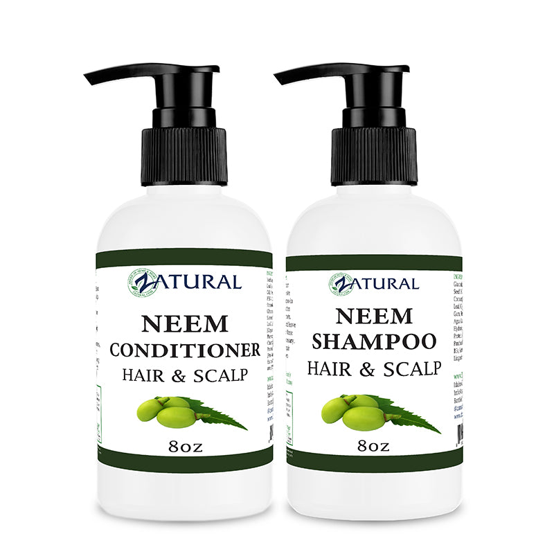 8oz Neem Shampoo and Conditioner kit