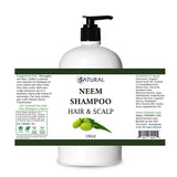 Neem Shampoo 16oz label