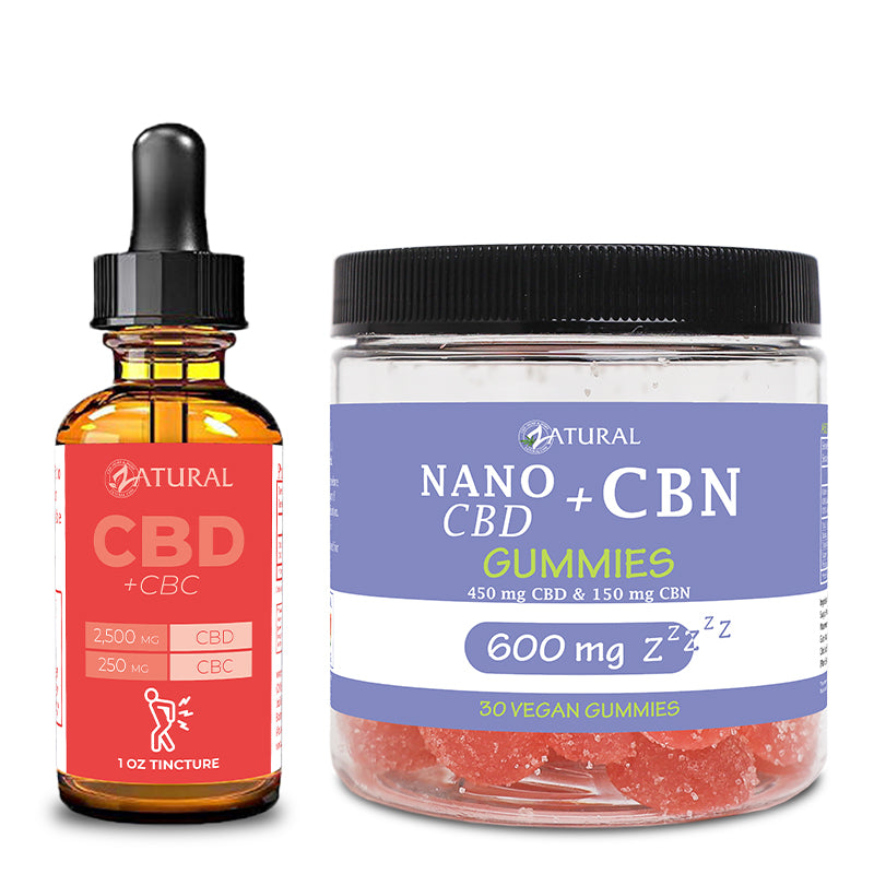 CBC Oil and CBN Gummies 600mg