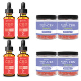 Four Month Supply CBC Oil and CBN Gummies 600mg