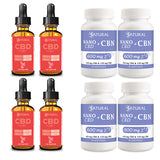 Four Month Supply CBC Oil and CBN Softgels 600mg