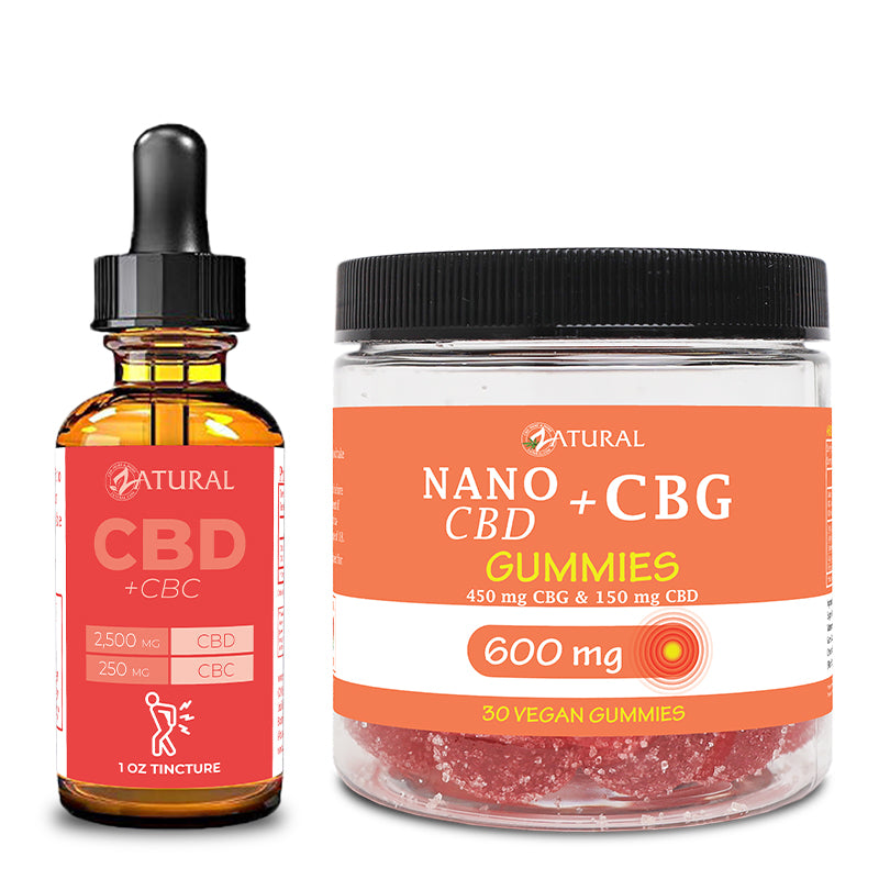 CBC Oil and CBG Gummies 600mg