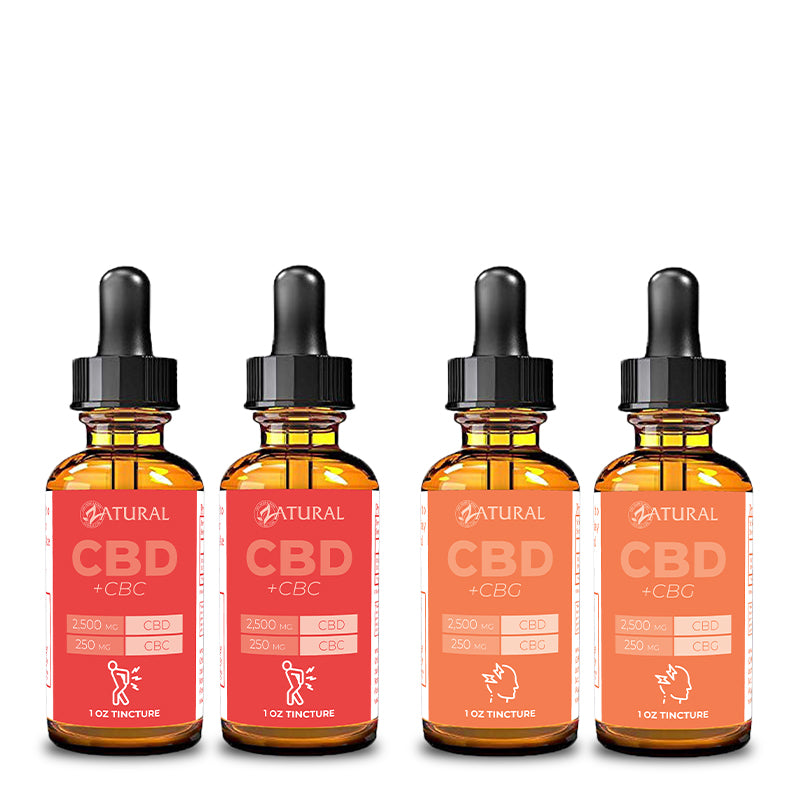 CBC and CBG isolate oil 2 month supply