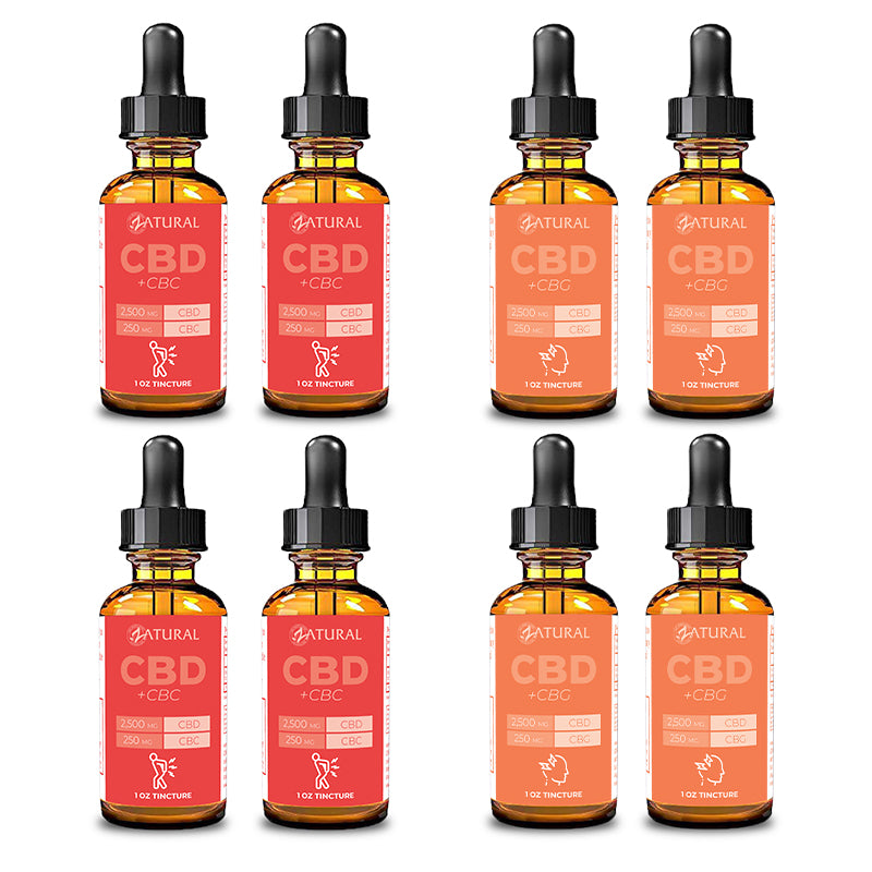 CBC and CBG isolate oil 4 month supply