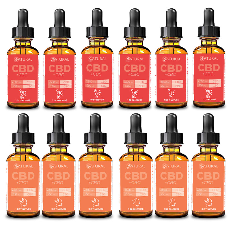 CBC and CBG isolate oil 6 month supply