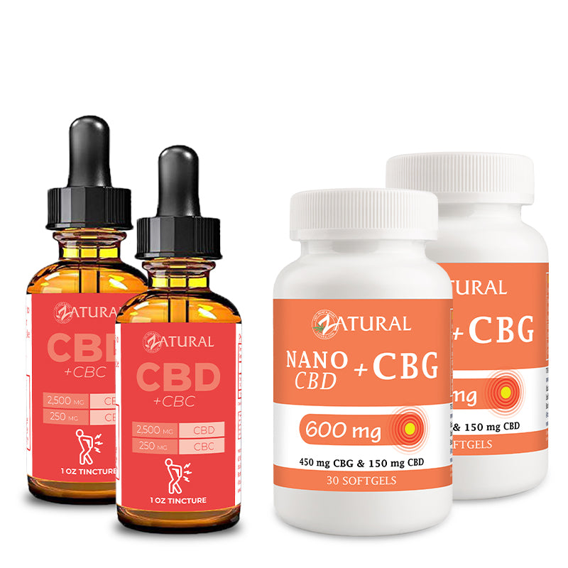 Pain + Stress Bundle | CBC and CBG Bundle