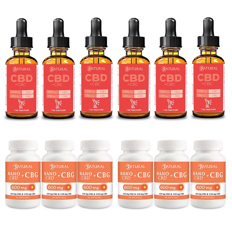 Pain + Stress Bundle | CBC and CBG Bundle