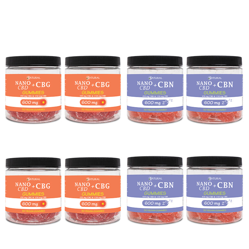 Four Month Supply CBG Gummies and CBN Gummies 600mg
