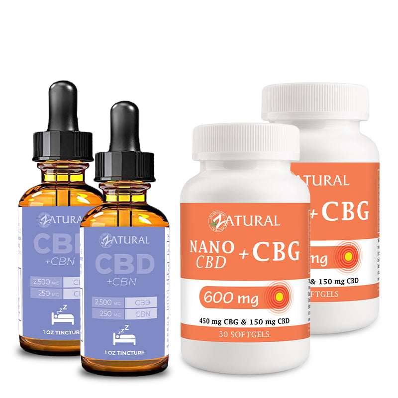 CBG Softgels and CBN oil 1 month supply