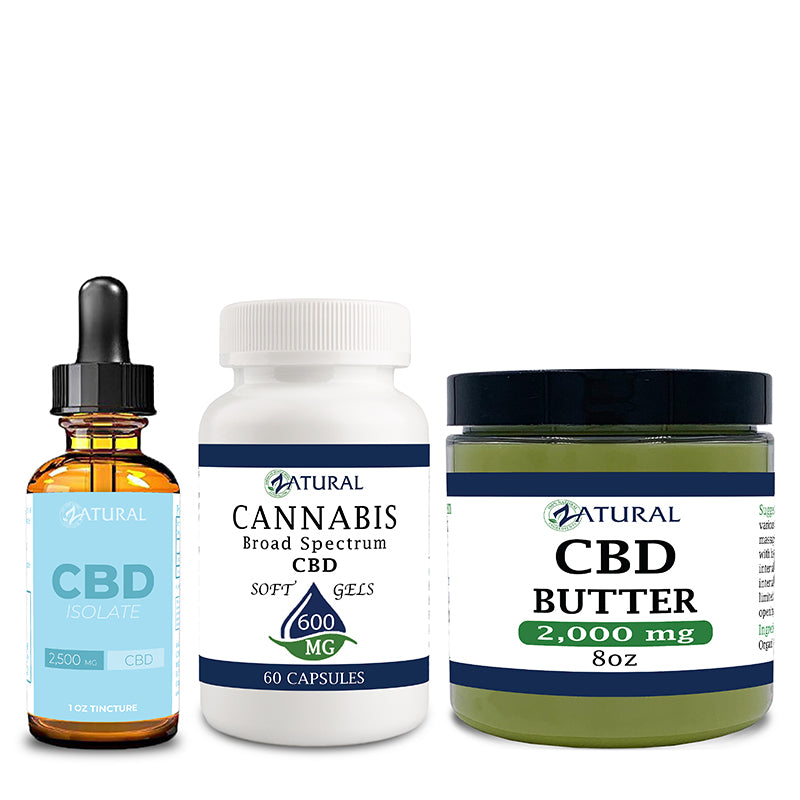 Wellness CBD Bundle and CBD softgel 600mg and butter 2,000 mg