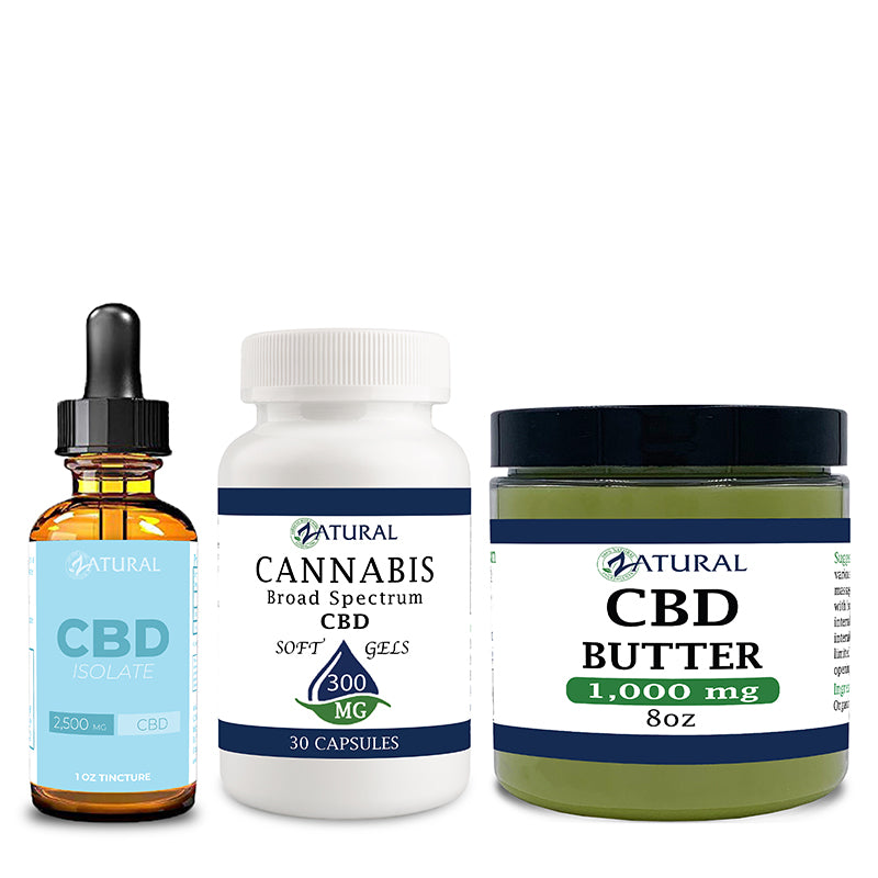 Wellness CBD Bundle and CBD softgel 300mg and butter 1,000 mg