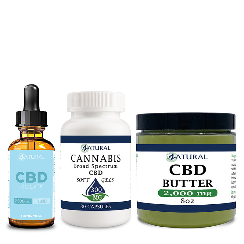 Wellness CBD Bundle and CBD softgel 300mg and butter 2,000 mg