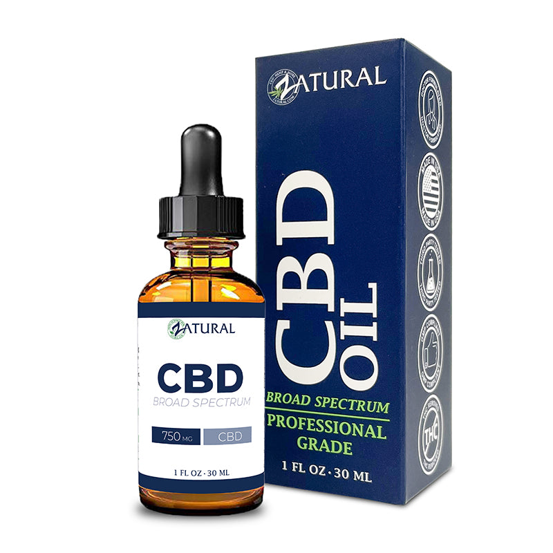 Build your own Broad Spectrum CBD Oil Tincture 750 with box
