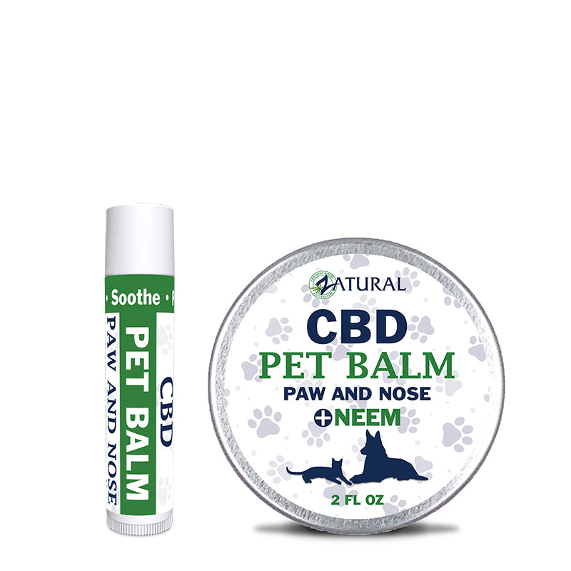 CBD Pet Balm Tube and Salve container