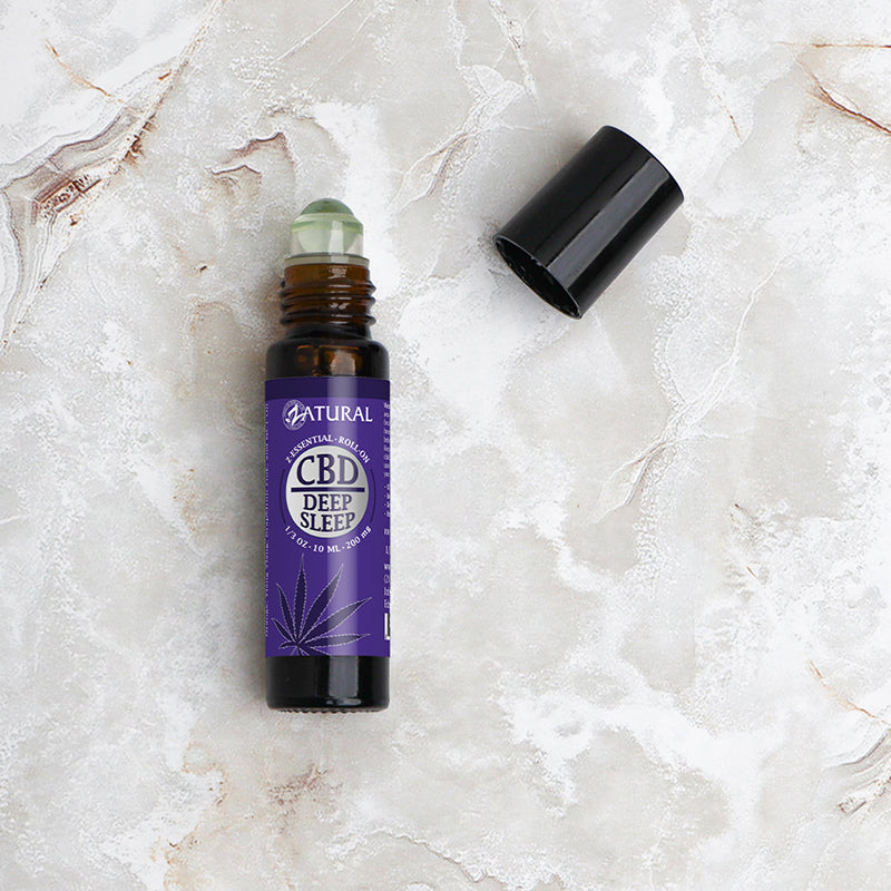 Zatural Deep Sleep Roll on uncapped
