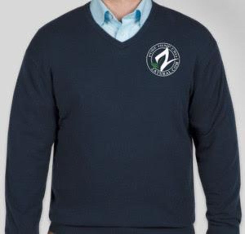 'Zatural Logo Sweater' - Lightweight V Neck | Unisex