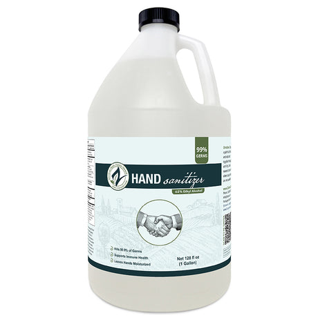 Zatural Hand Sanitizer Gel 1 gallon Front