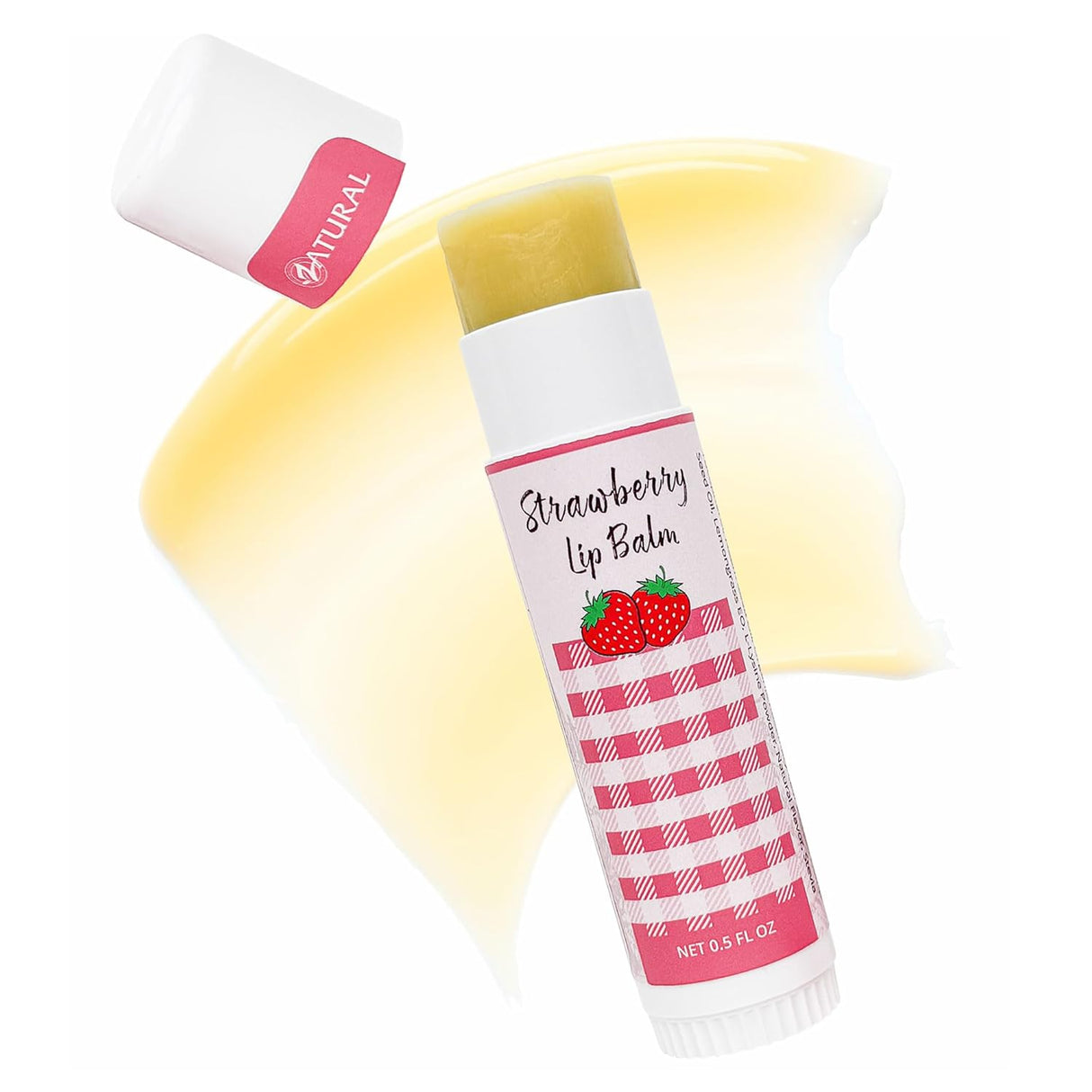 Strawberry Lip Balm 0.5oz | Plant-Based Moisture