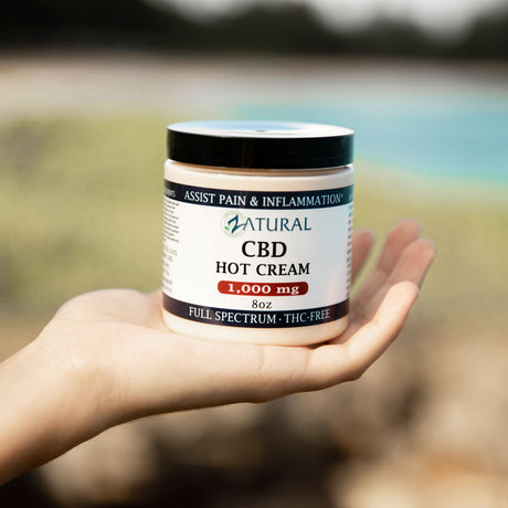 Broad Spectrum CBD Hot Cream | Warming Menthol & Capsicum