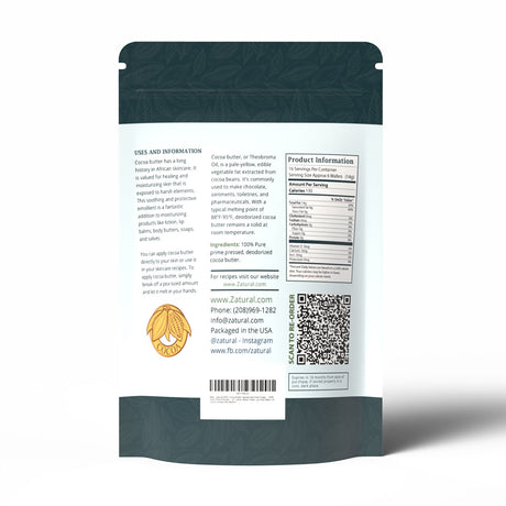 Pure Cocoa Butter Wafers | Deodorized & Food Grade