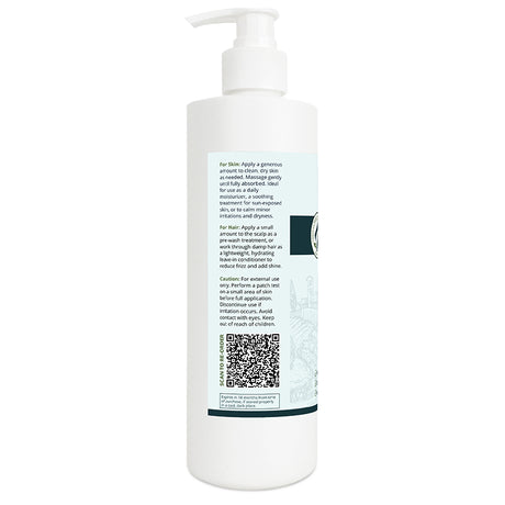 Zatural Aloe Vera Gel 16oz Left Side of Label