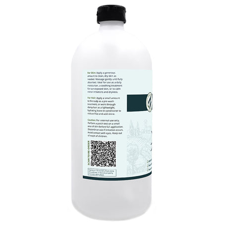 Zatural Aloe Vera Gel 32oz Left Side of Label