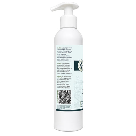 Zatural Aloe Vera Gel 8oz Left Side of Label