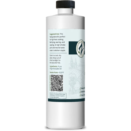 Avocado Oil Virgin Cold-Pressed | High Smoke Point Oil
