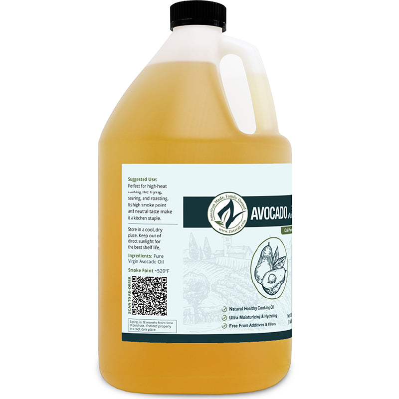Avocado Oil Virgin Cold-Pressed | High Smoke Point Oil
