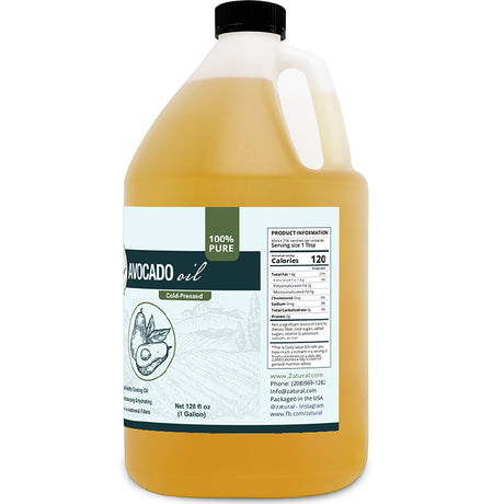 Avocado Oil Virgin Cold-Pressed | High Smoke Point Oil