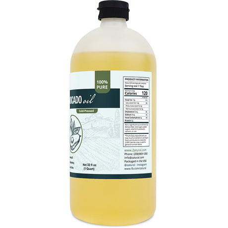 Avocado Oil Virgin Cold-Pressed | High Smoke Point Oil