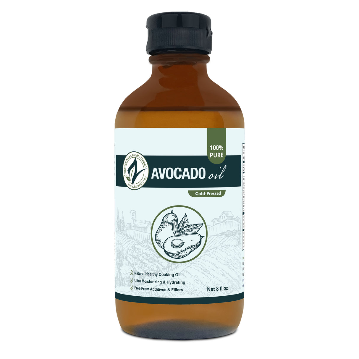 Avocado Oil Virgin Cold-Pressed | High Smoke Point Oil