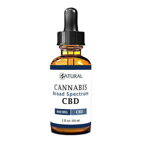 Broad Spectrum CBD Oil 600mg 2oz Bottle