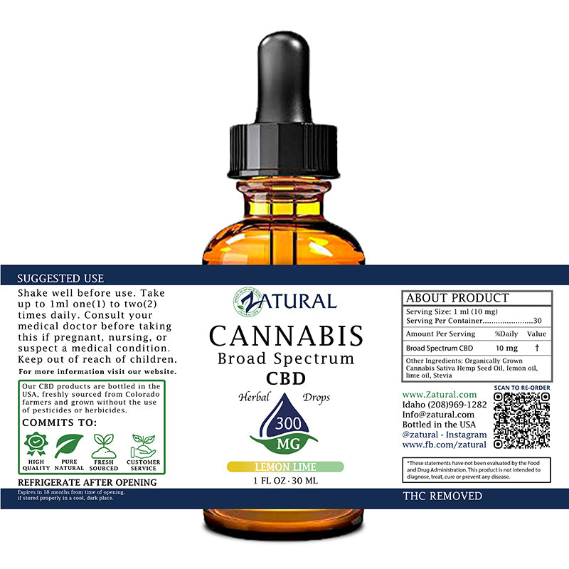 Broad Spectrum CBD Oil Drops