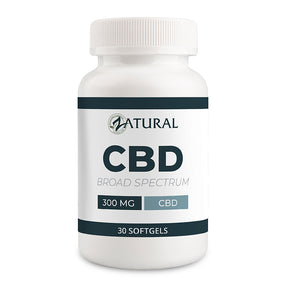 Zatural Broad-spectrum CBD Softgels 30 count 300mg
