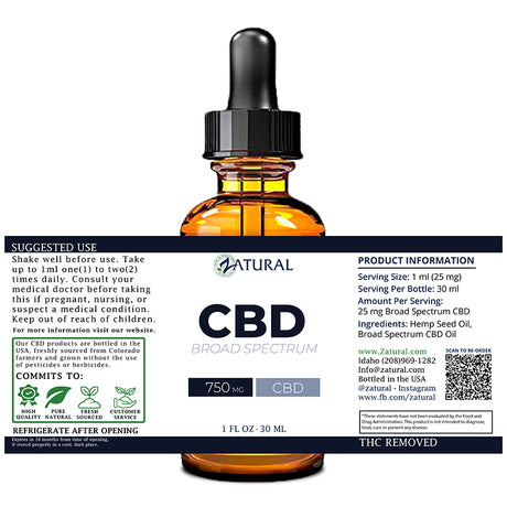 Broad Spectrum Custom CBD Oil