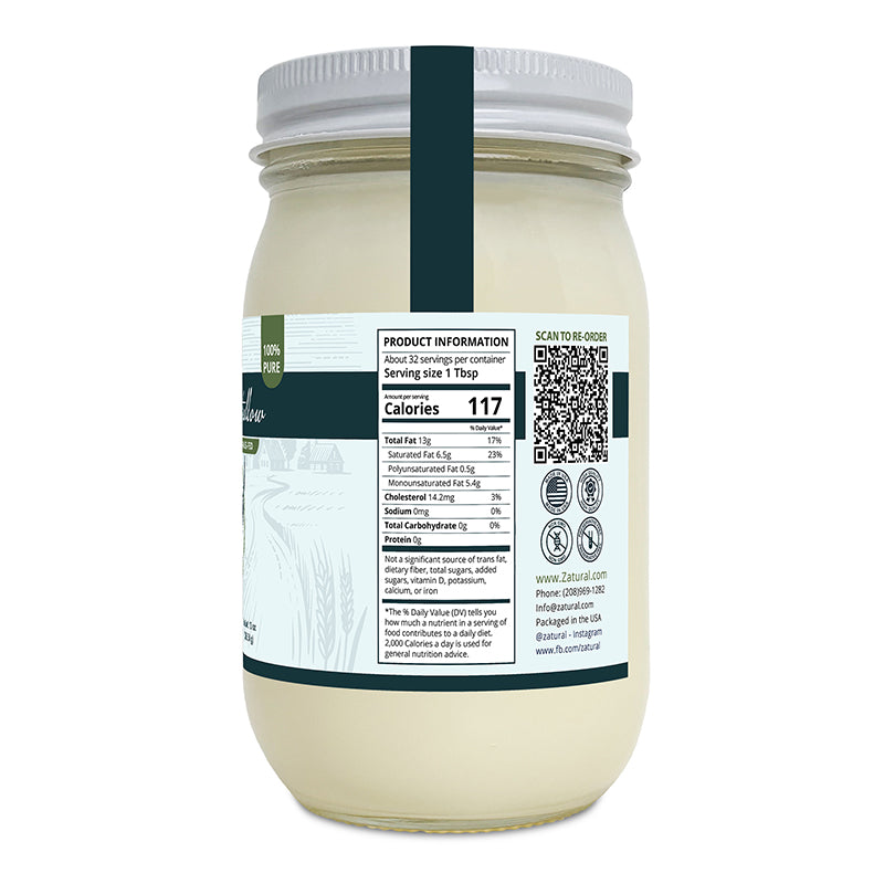Rendered Grass-Fed Beef Tallow