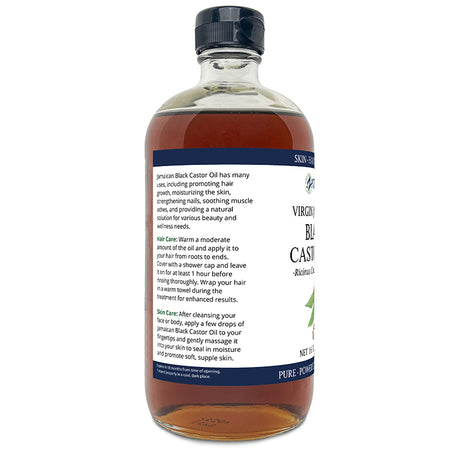 Jamaican Black Castor Oil 100% Pure | Roasted |Topical Use