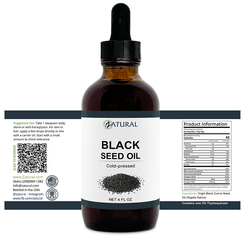 Black Seed Oil | Cold-pressed