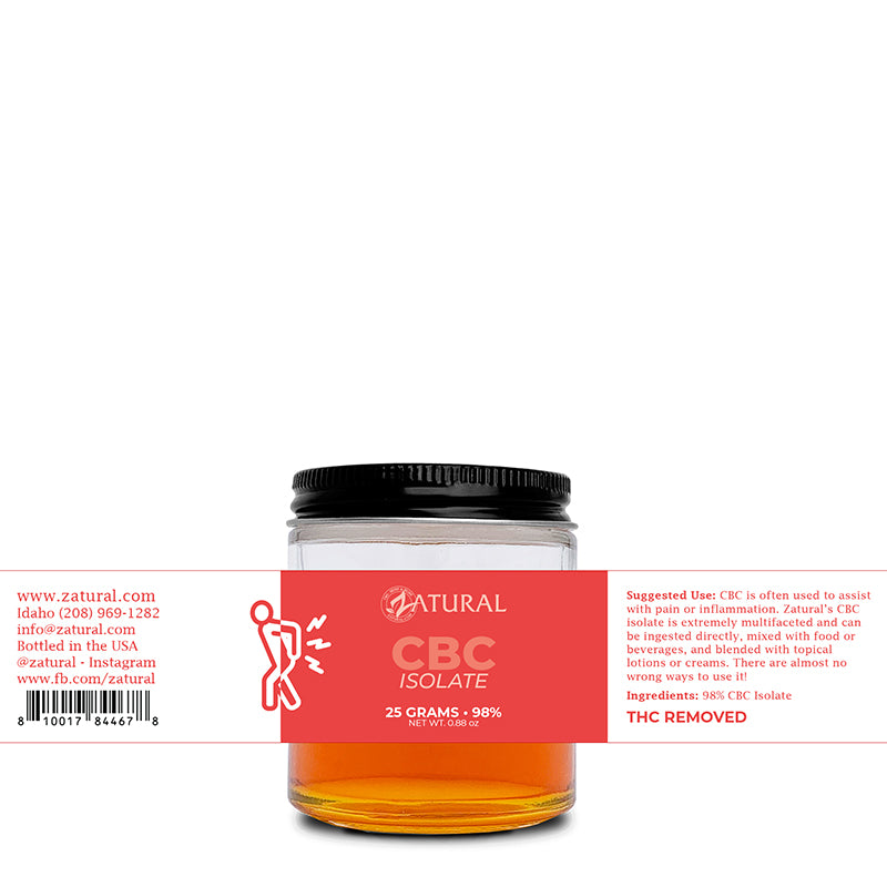 CBC Isolate 25 Grams Label