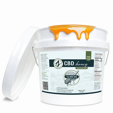 Zatural CBD Honey 14400mg honey drizzle