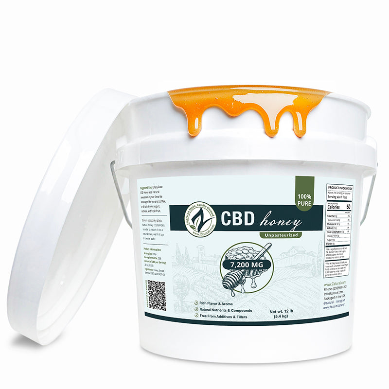 Zatural CBD Honey 7,200mg drizzle