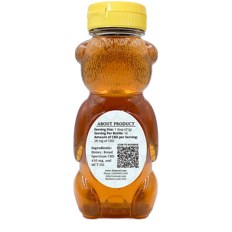 Zatural CBD Honey 450 mg back