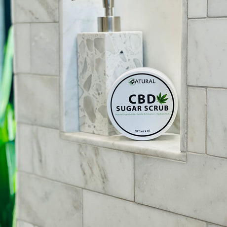 CBD Sugar Scrub | Exfoliating | Natural Botanical Bath Scrub
