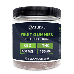 Zatural Full Spectrum CBD + THC Gummies Front