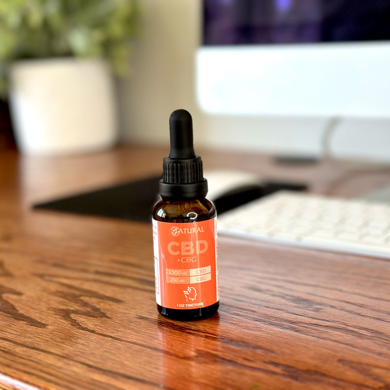 CBG 250 + CBD 2,500 Isolate | CBG Isolate Oil Tincture